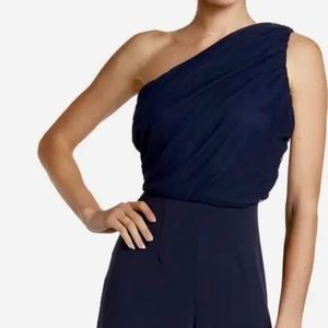 Ava One-Shoulder Wide Leg Jumpsuit